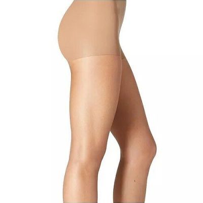 New Women's STEMS Beige Stretch Control Sheer Tights Size M